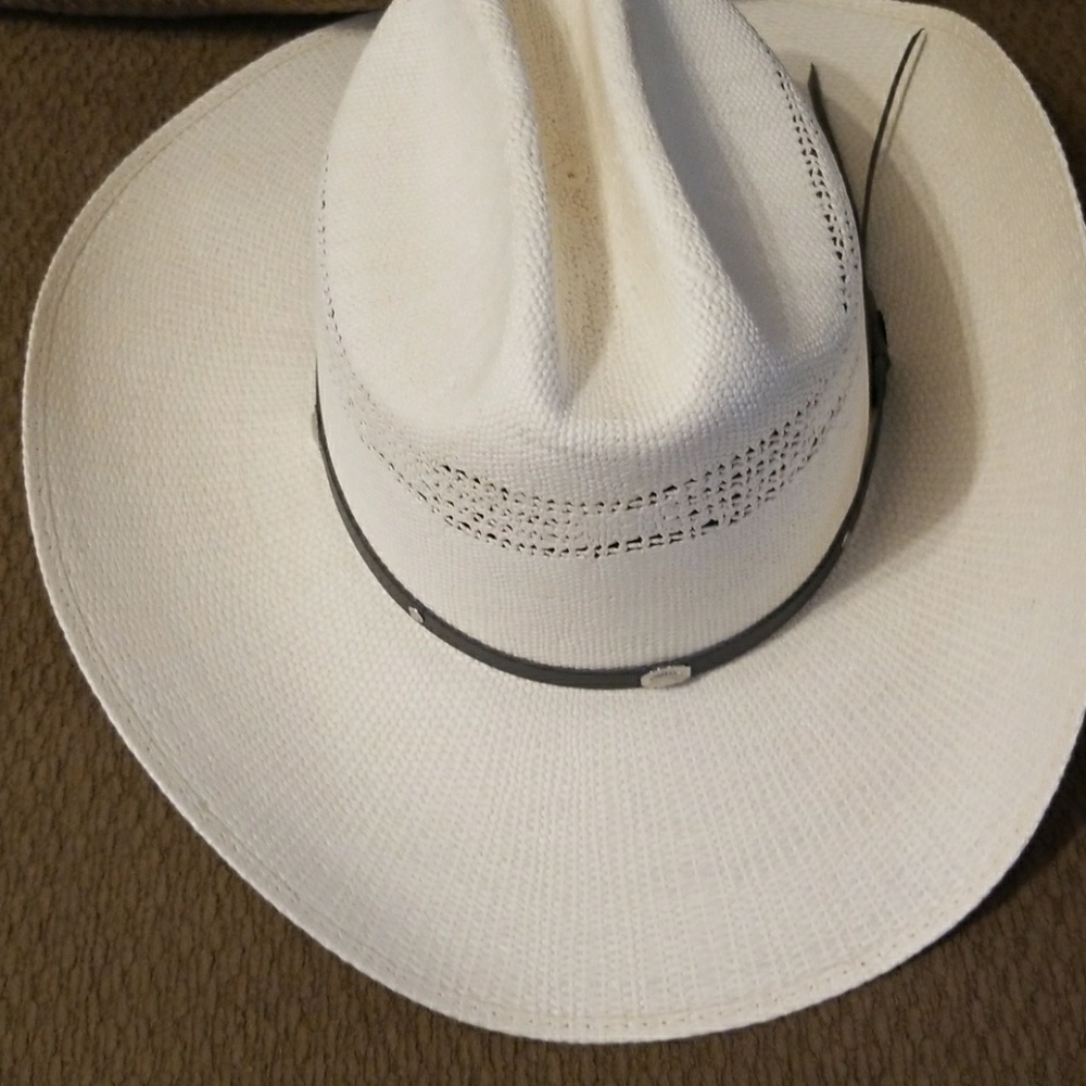 Straw cowboy hat